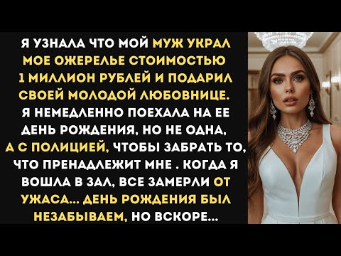 Муж украл мое ожерелье за 1 миллион и подарил своей любовнице. Узнав это, я придумала план...