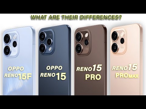 Oppo Reno 15 F Vs Oppo Reno 15 Vs Oppo Reno 15 Pro Vs Oppo Reno 15 Pro Max