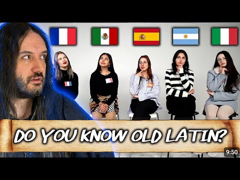 Can Romance Language People Understand Old Latin Word?(Brazil,Argentina,Mexico,Spain,Italy,France)