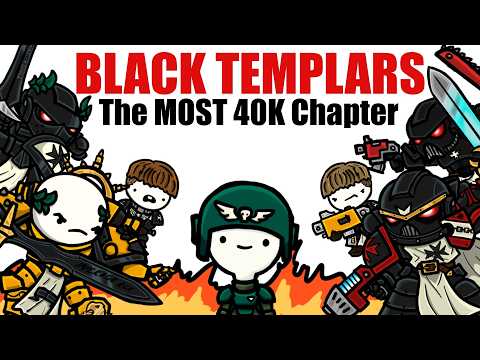 BLACK TEMPLARS: The Most BADASS chapter maybe ever | Warhammer 40k Lore