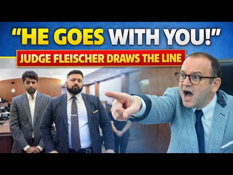 “He Goes With You!” Judge Fleischer Draws the Line