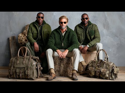 Ralph Lauren Spring Summer 2026 Men's: Olive Drab & Stone | Rugged Modern Utility