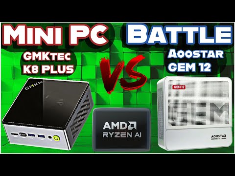 GMKtec K8 Plus VS Aoostar GEM 12  Mini PC Battle