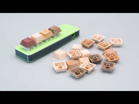 How Did We Make These Keycaps out of Wood?