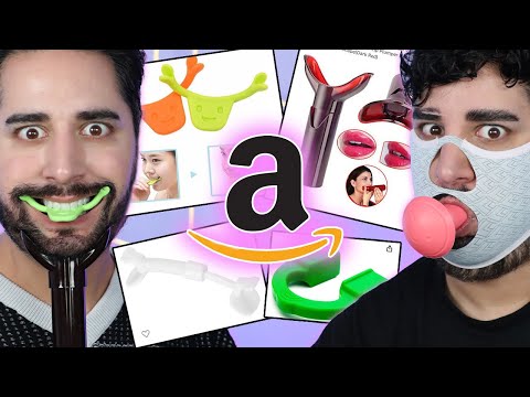 Trying The STRANGEST Amazon Gadgets 💜🖤 The Welsh Twins