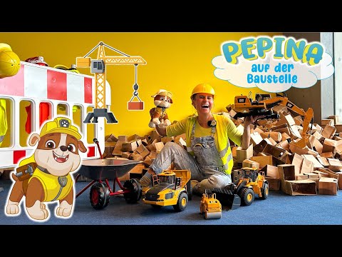 🚧 With Rubble on the construction site! 🏗️ How do you build a house? | Children learn about const...