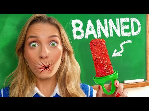 Eating 100 Years Of BANNED School Lunches!