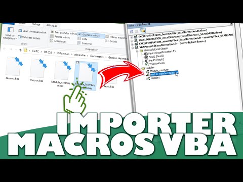 Comment exporter et importer des modules VBA d'Excel ?