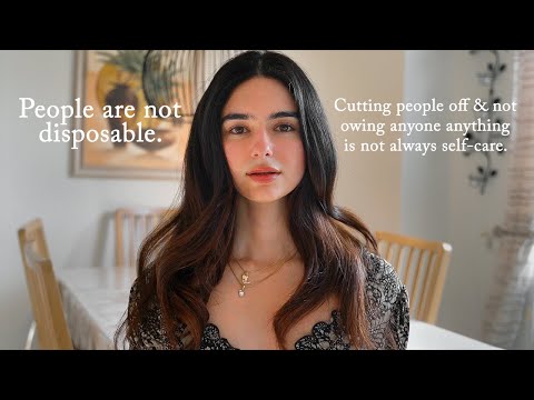 You're not the *main character*... You're just selfish.