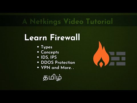 Learn Firewall | Types | S/w & H/w | Rules | Attack & Prevent | VPN | TAMIL