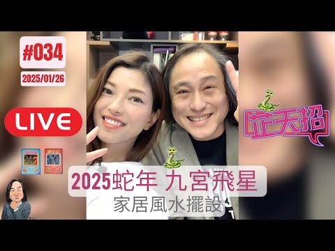 [芷天招] #034 2025/01/26 ｜2025 蛇年 九宮飛星 家居風水陣 趨吉避凶