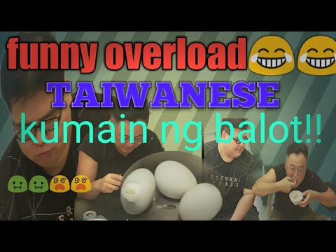 taiwanese kumain ng balot😱😱🤢🤢/taiwanese eat "balot" for the first time😂😂😂😰😰