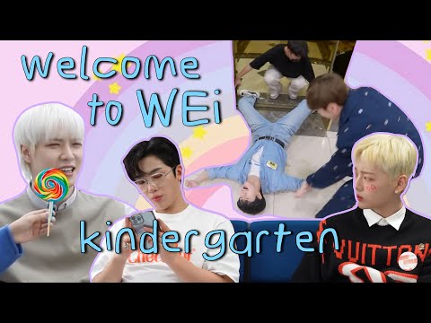 When Oui ent has to raise 6 babies 🍼🐣 Welcome to WEi Kindergarten 위아이 유치원 [WEi - 위아이]