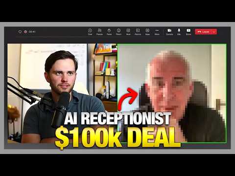 He Sold 100 AI Receptionists to Local Businesses in ONE Month (£399/mo clients)