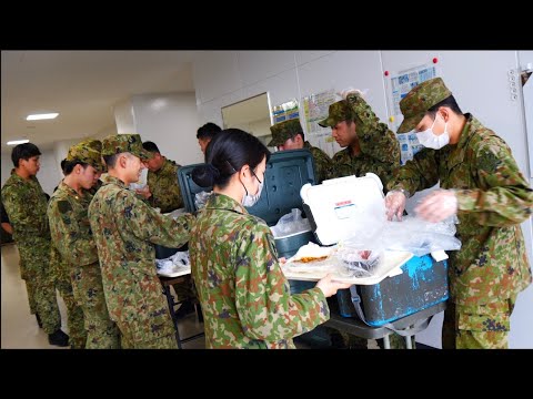 The food prepared by the Japanese army is the best food in terms of taste and tenderness!