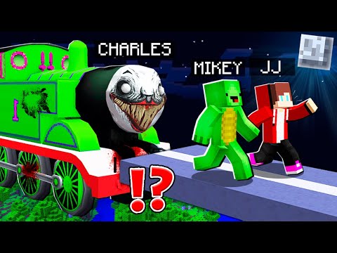 Giant ZOMBIE CHOO CHOO CHARLES vs Mikey and JJ Attack at 3:00am ! - in Minecraft Maizen