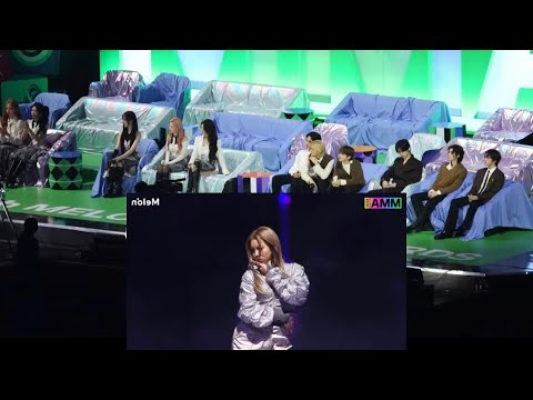 Idols reaction to ALLDAY PROJECT #mma #kpop #jennie #awards