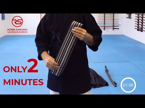 How to wear your Japanese Sword Obi