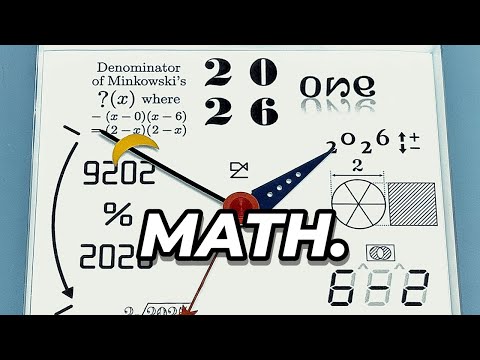 I Made a Clock Only Using "2026"