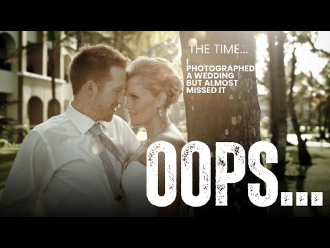 The Time I photographed a Wedding