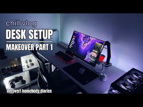 Gaming Vlog 🎮 | Part 1 Desk Setup Makeover