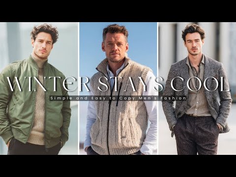 20 Cold Weather Looks Using Basic Clothes  Men’s fashion
