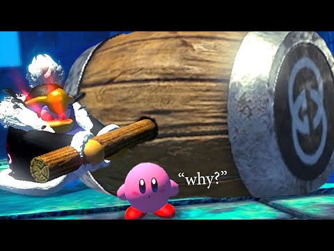 So I forced my friend to beat a Modified Kirby Boss..