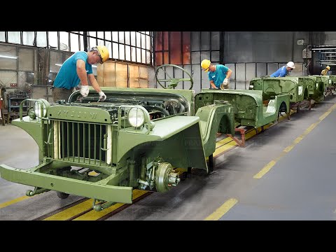 How the Philippines Still Builds WW2 Willys Jeep Parts Inside Giant Factory - Production Line