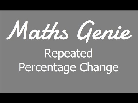 Repeated Percentage Change