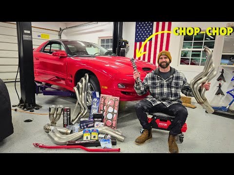 Let's Take My Stock Trans Am WS6 And MOD IT: CAM AND HEADERS!!