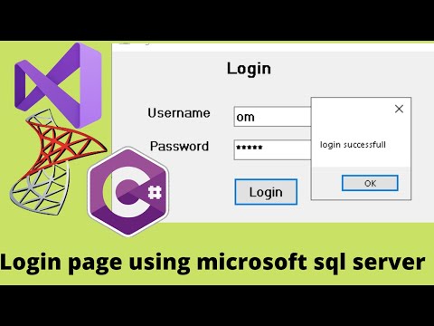 How To Create User Login Form With C# And SQL Server Database🔥🔥