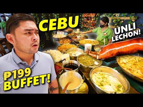 ₱199 vs. ₱3,149 Buffet in CEBU! Both UNLI Lechon and Seafood! (Eatery vs. Sheraton) Sino PANALO?