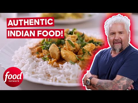 Guy Enjoys Butter Chicken From An Incredible Indian Restaurant | Diners, Drive-Ins & Dives