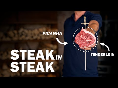 Steak Skewers with WHISKEY COFFEE caramelized onions