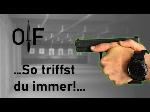 Schnell Schießen und schnell Treffen mit dem richtigen Griff