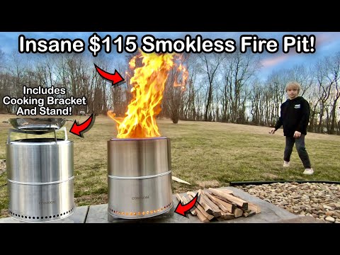 Smokeless Fire Pit Review~ This Coozoom Fire pit Is a excellent alternative to the Solo Stove Ranger