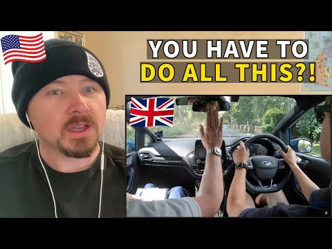 American Reacts to What Happens on a UK Driving Test