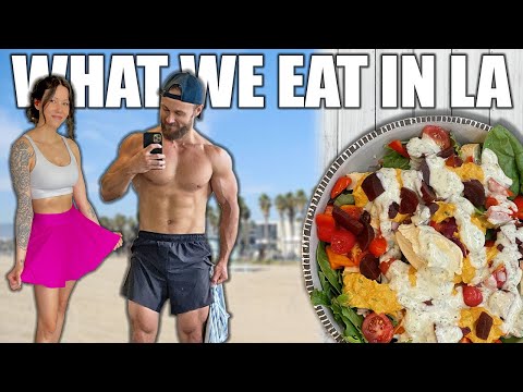 FULL DAY OF EATING IN LA | FIT VEGANS ON VACATION 🏝️