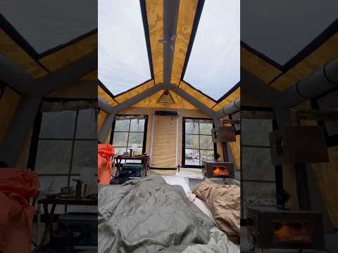 ŞİDDETLİ YAĞMURDA KAMP SABAHI