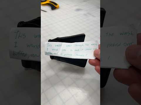 This wallet went through the wash