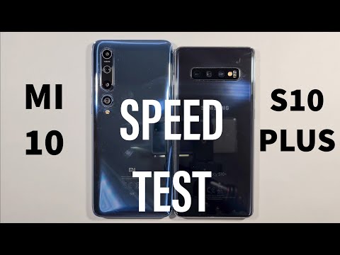 Xiaomi Mi 10 vs Samsung S10 Plus Speed Test
