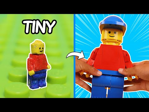 Smallest vs Biggest LEGO Minifigures