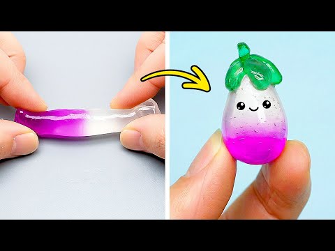 💜 CUTE MINI CRAFTS 🎨 DIY Nano Tape Crafts & Slime Creations ✨