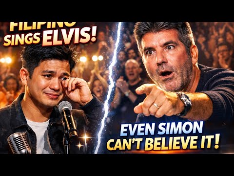 When a Filipino Starts Singing Elvis… Even Simon Couldn’t Believe It! 😱🎤
