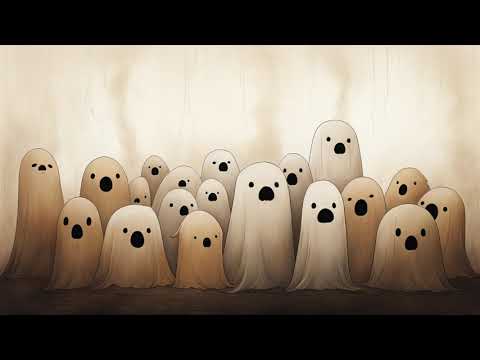 Halloween ghost screensaver for Samsung Frame TV | Spooky ambience | fall art | scary vibes | ghosts