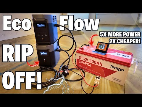 EcoFlow Batteries Cost TOO Much! I Cracked Their Proprietary Port