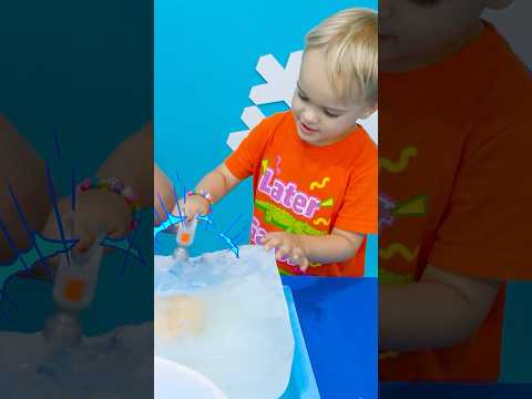 Mom and Chris take the token out of the ice