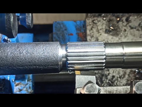 Half shaft for MT without welding (how to cut splines on a lathe) #Fsёpro100
