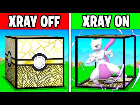 Lucky Blocks Decide Our Starter Pokemon But I CHEATED With XRAY!