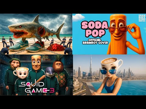 SODA POP x ITALIAN BRAINROT VS BRAINROT ZOMBIE VS BRAINROT- SQUID GAME 3 VS Brainrot Summer Music